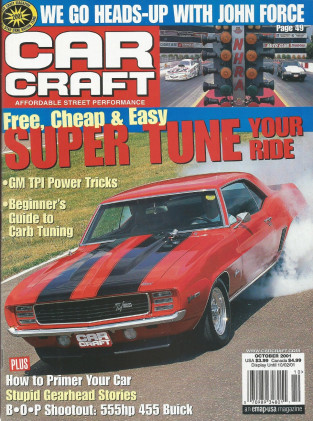 CAR CRAFT 2001 OCT -  455, 415 MOUSE, FORD CHALLENGE